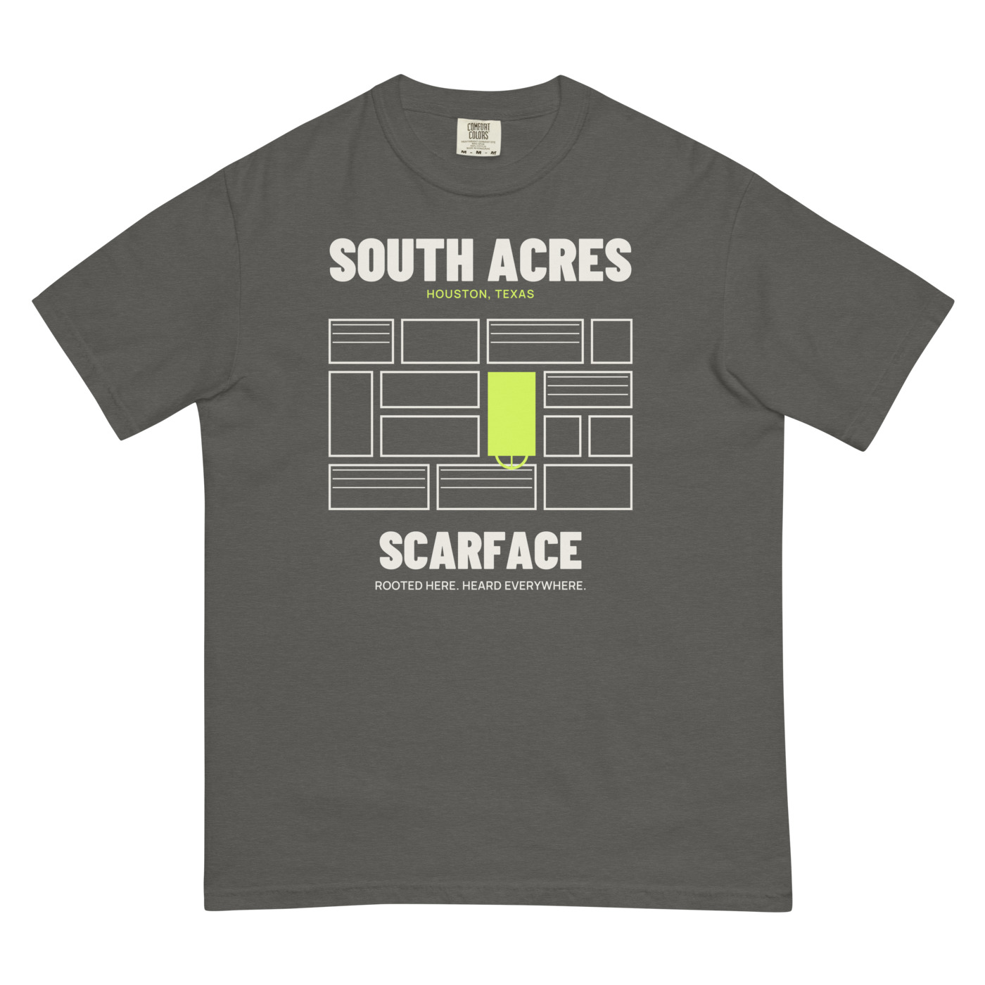 South Acres Grid Tee — front