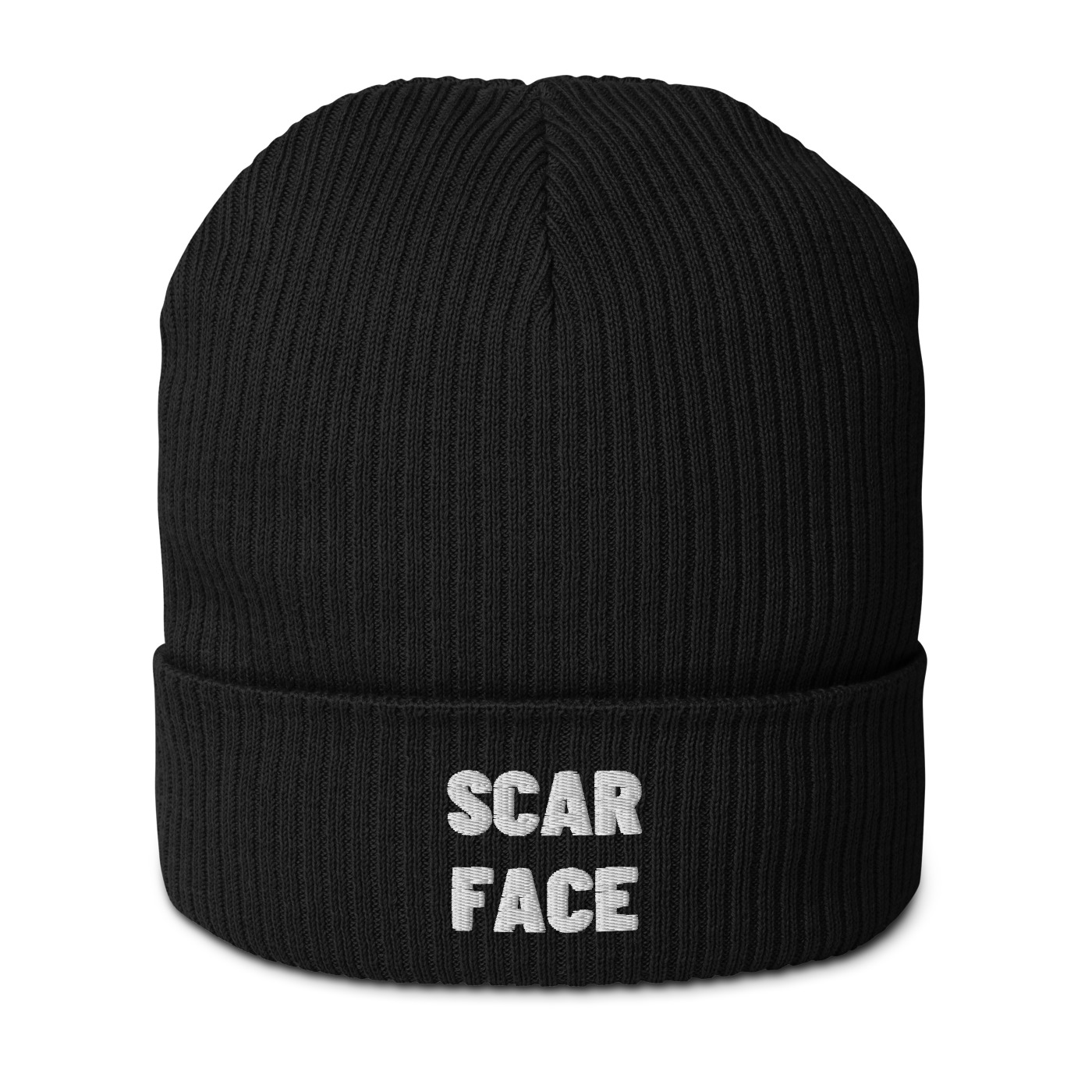 Scarface Standard Beanie — embroidery front
